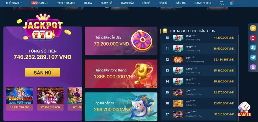 Các trò chơi slot và bắn cá tại neww88